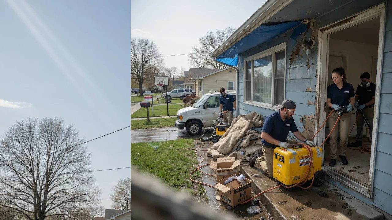 Basement Flood Cleanup in Kell, IL near me